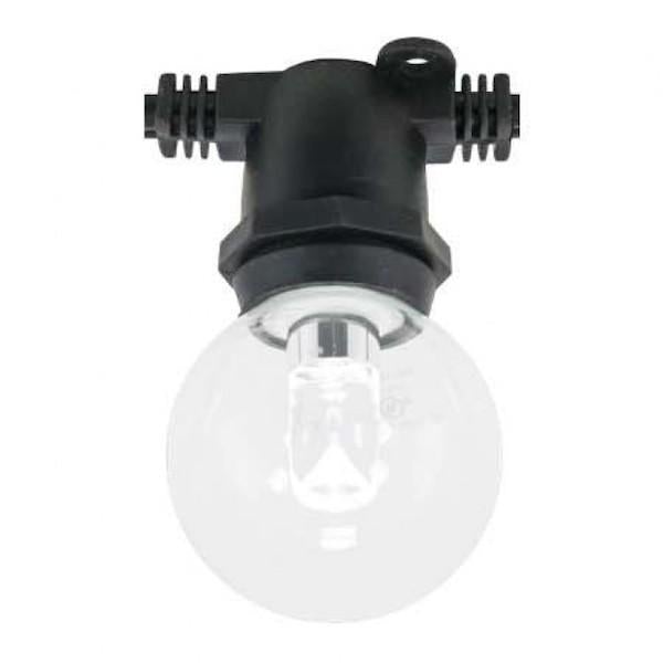 330 Feet Outdoor String Lighting, 165 Medium E26 Base Sockets, IP64 Rating, 120V