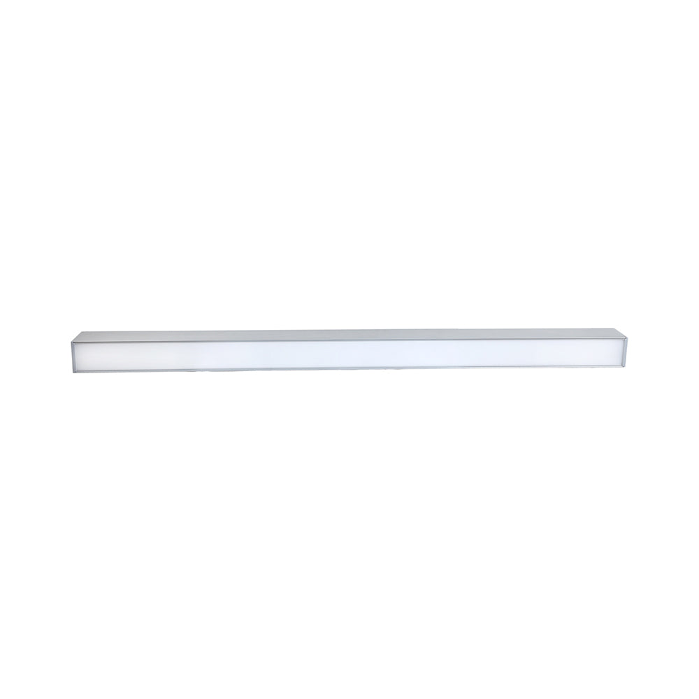 4 Foot Linear Pendant Light, 50 Watt, 6500 Lumens, 3K / 4K / 5K, 80+ CRI, 120-277V