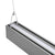 4 Foot Linear Pendant Light, 50 Watt, 6500 Lumens, 3K / 4K / 5K, 80+ CRI, 120-277V