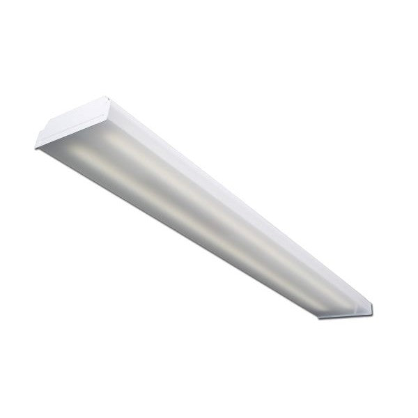 4 Foot LED Ready Wraparound Fixture, Acrylic Lens, 120-277V-by-Saylite