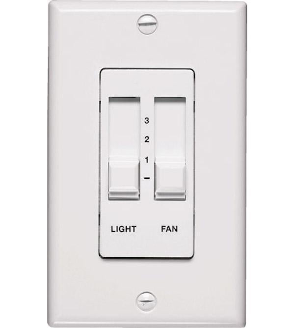 Fan Light Dual Slide Wall Control