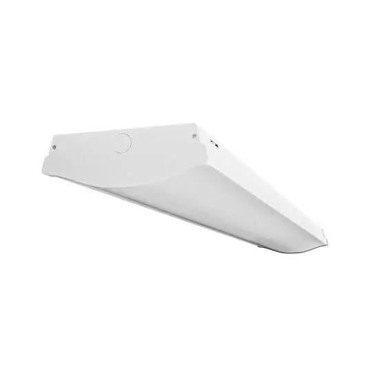 LED Wrap Fixture, 15W / 25W / 30W, 1950 thru 3900 Lumens, 35K / 4K / 5K, 80+ CRI, 0-10V Dimmable, 120 Degree Beam Angle, IP20 Rating, Polycarbonate Frosted Lens, 120-277V