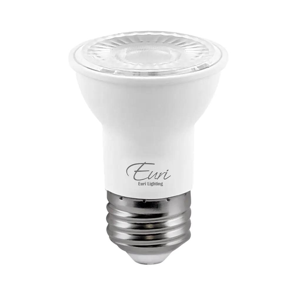 PAR16 LED Bulb, 7 Watt, 500 Lumens, Dimmable, 80 CRI, Medium E26 Base, Energy Star Rated, 120V