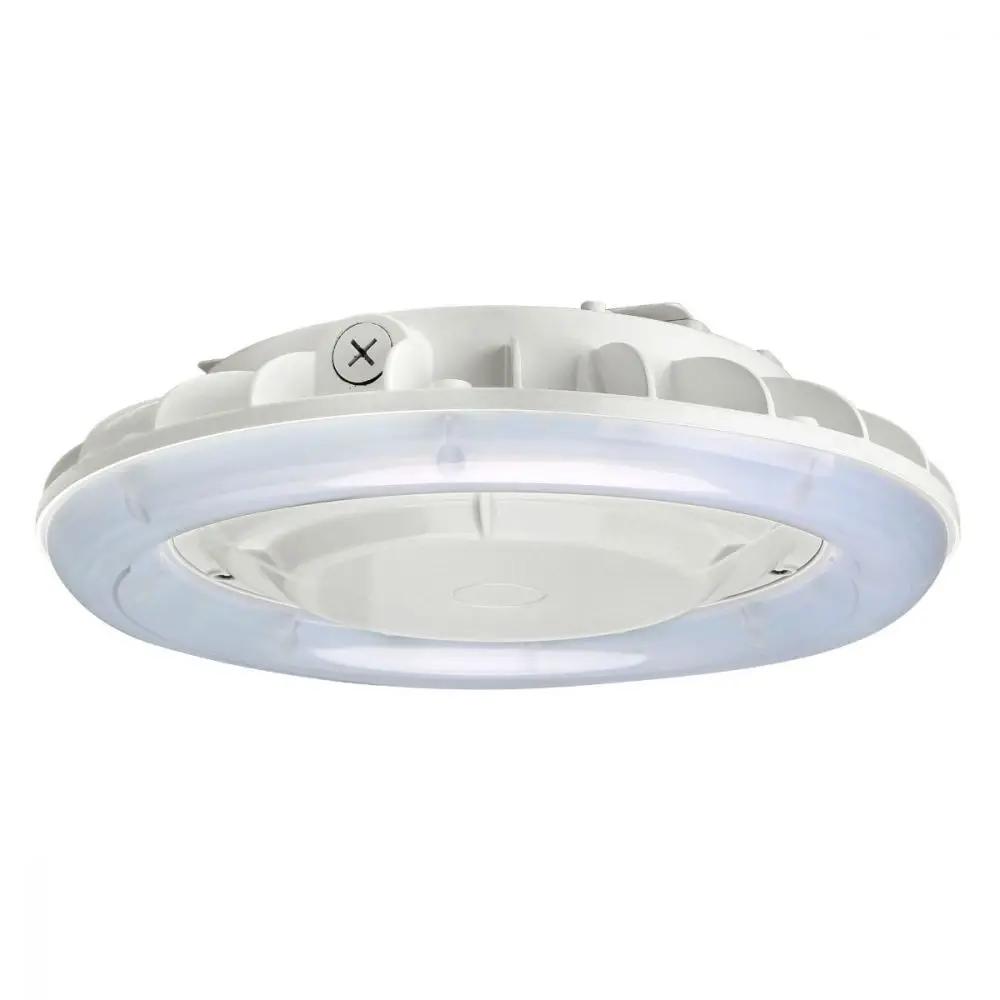 Parking Garage and Canopy Lighting Fixture, 60 Watt, 7600 Lumens, 70+ CRI, 0-10V Dimmable, Specular Reflector with Frosted Polycarbonate Lens, IP65 Rated, 120-277V