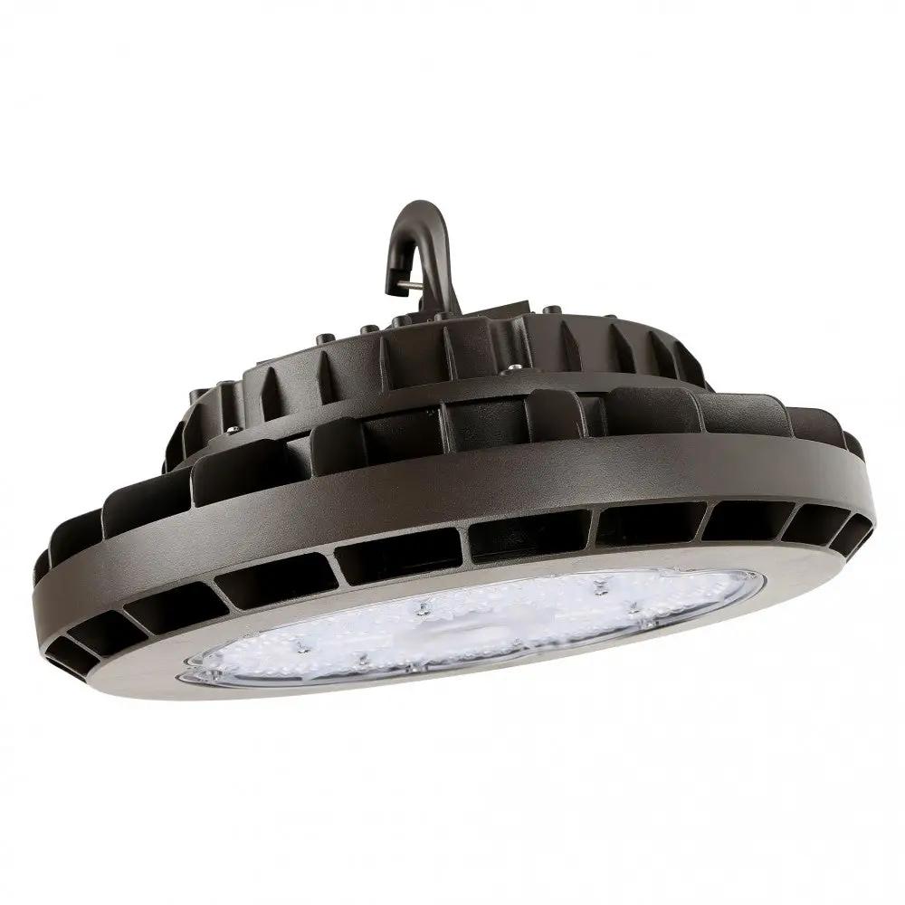 Round High Bay, 200 Watt, 29000 Lumens, 70+ CRI, 0-10V Dimmable, IP65 Rated, Impact-Resistant Polycarbonate Lens, 120-277V