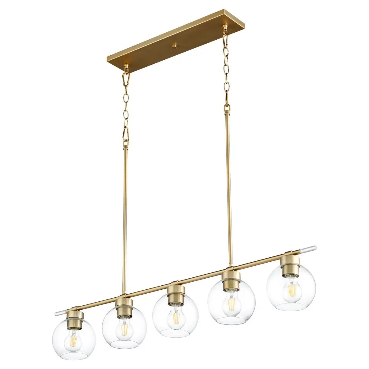 Transitional Linear Chandelier