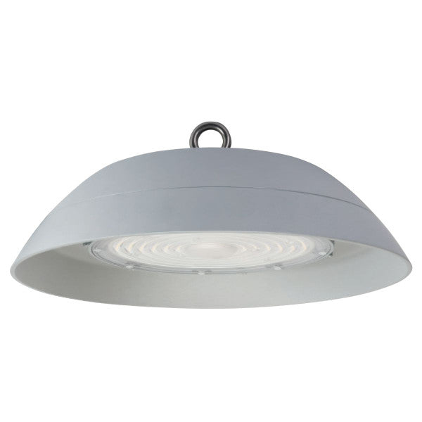 Washdown LED High Bay, 150 Watt, 19800 Lumens, 82+ CRI, 0-10V Dimmable, ETL Sanitation Listed, IP69K Rated, 120-277V