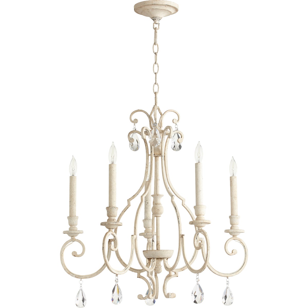 Bedroom Chandelier-by-Quorum International