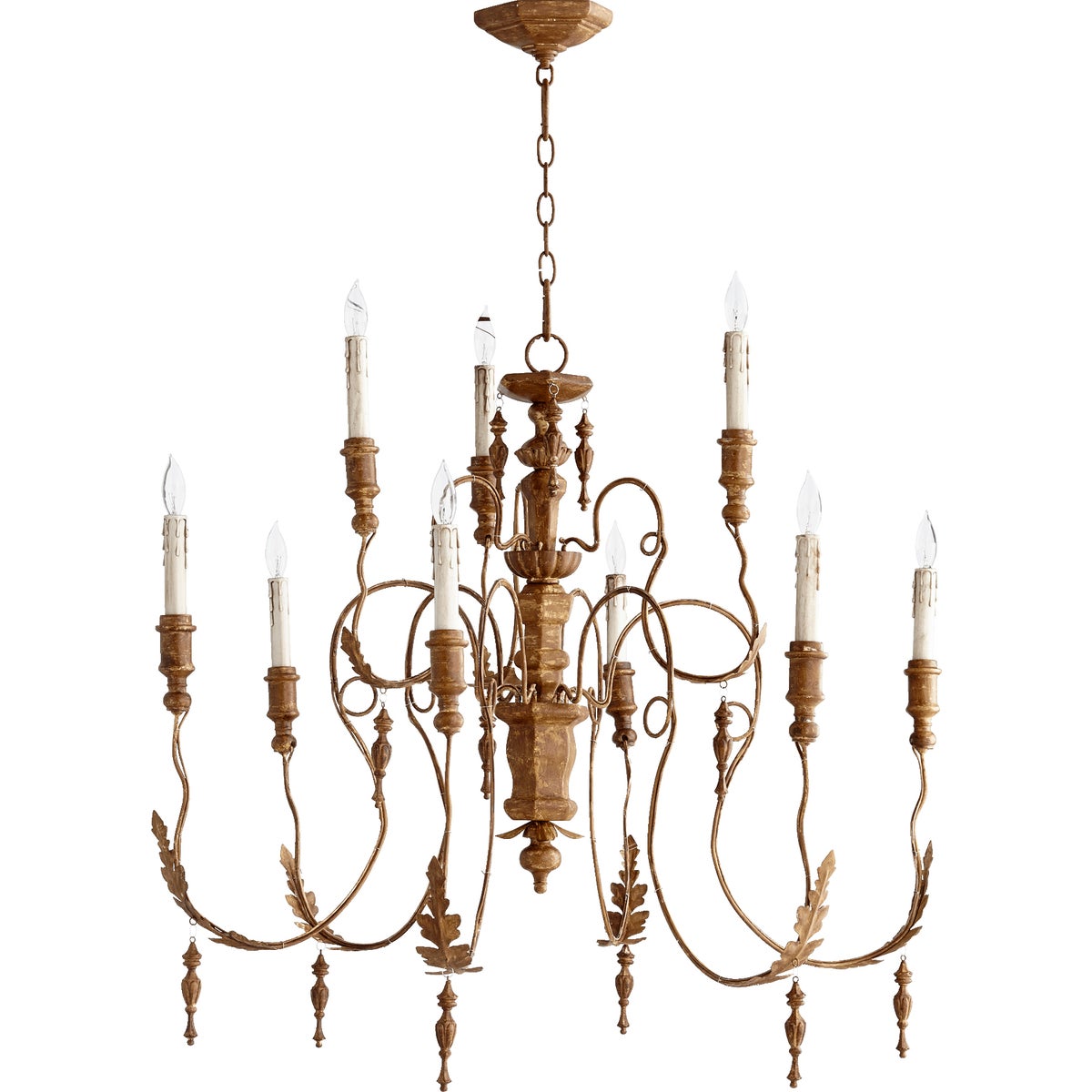 Italian Chandelier-by-Quorum International