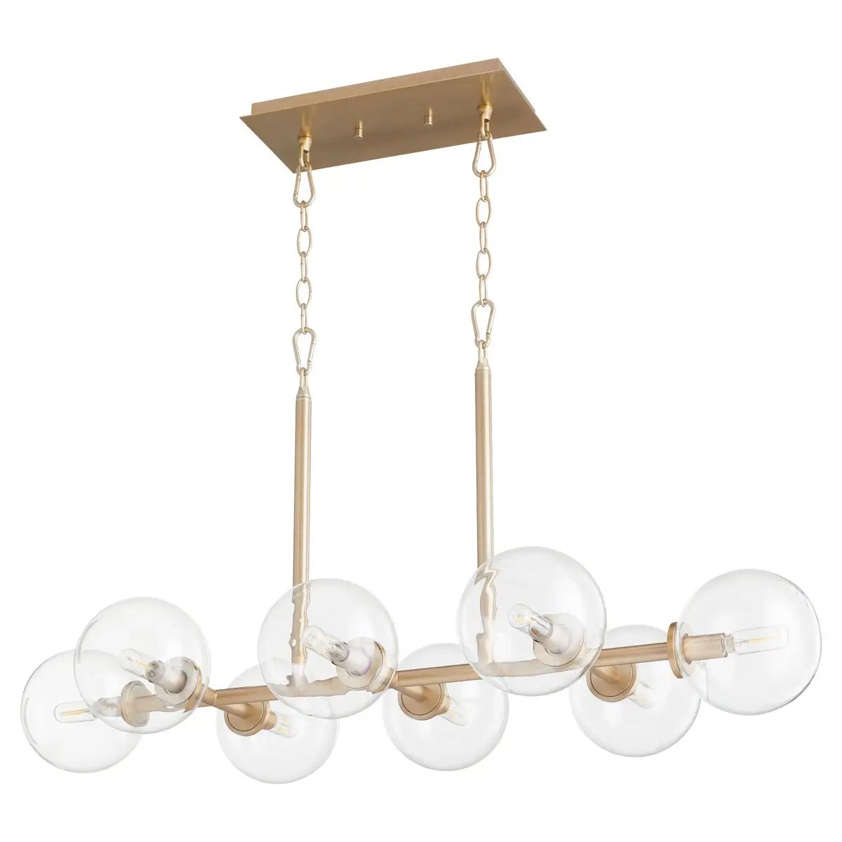 Linear Sputnik Chandelier-by-Quorum International