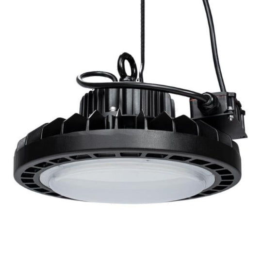 UFO LED High Bay Light, 150 Watt, 19500 Lumens, 80+ CRI, 1-10V Dimming, 110 Degree Beam Angle, IP65 Rated, Polycarbonate Frosted Lens, 120-277V-by-Litetronics